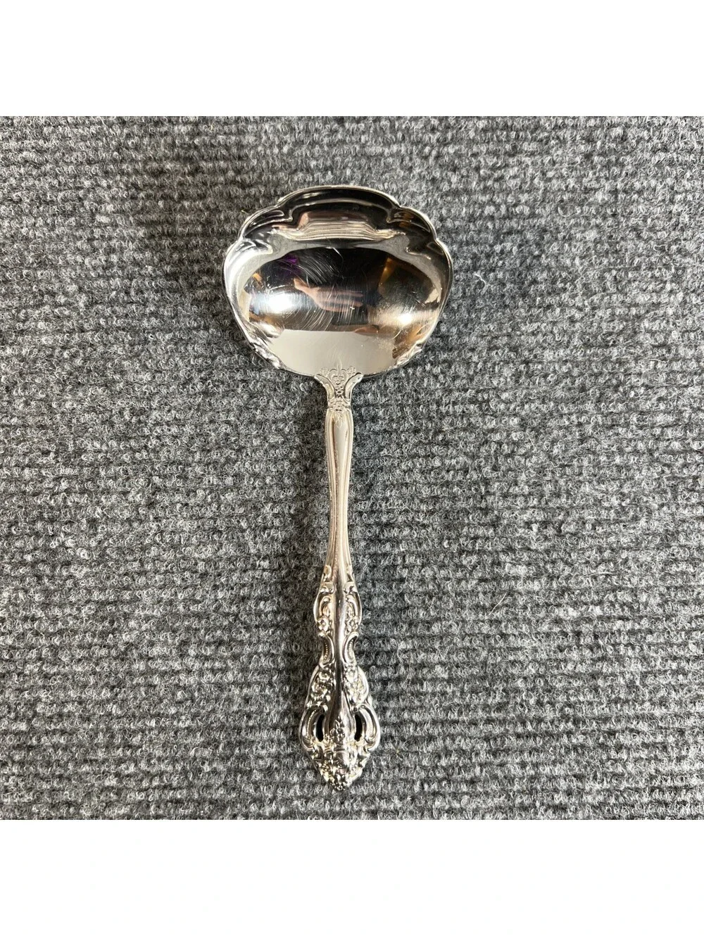Oneida flatware small ladle Michelangelo gothic baroque stainless steel 6 inch